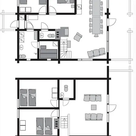 Villa Tahkon Riihiranta - 4 Bedroom With View - Tilava Moekki Rantanaekymin Tahkovuori